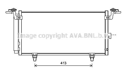 AVA QUALITY COOLING Конденсатор, кондиционер SU5084D